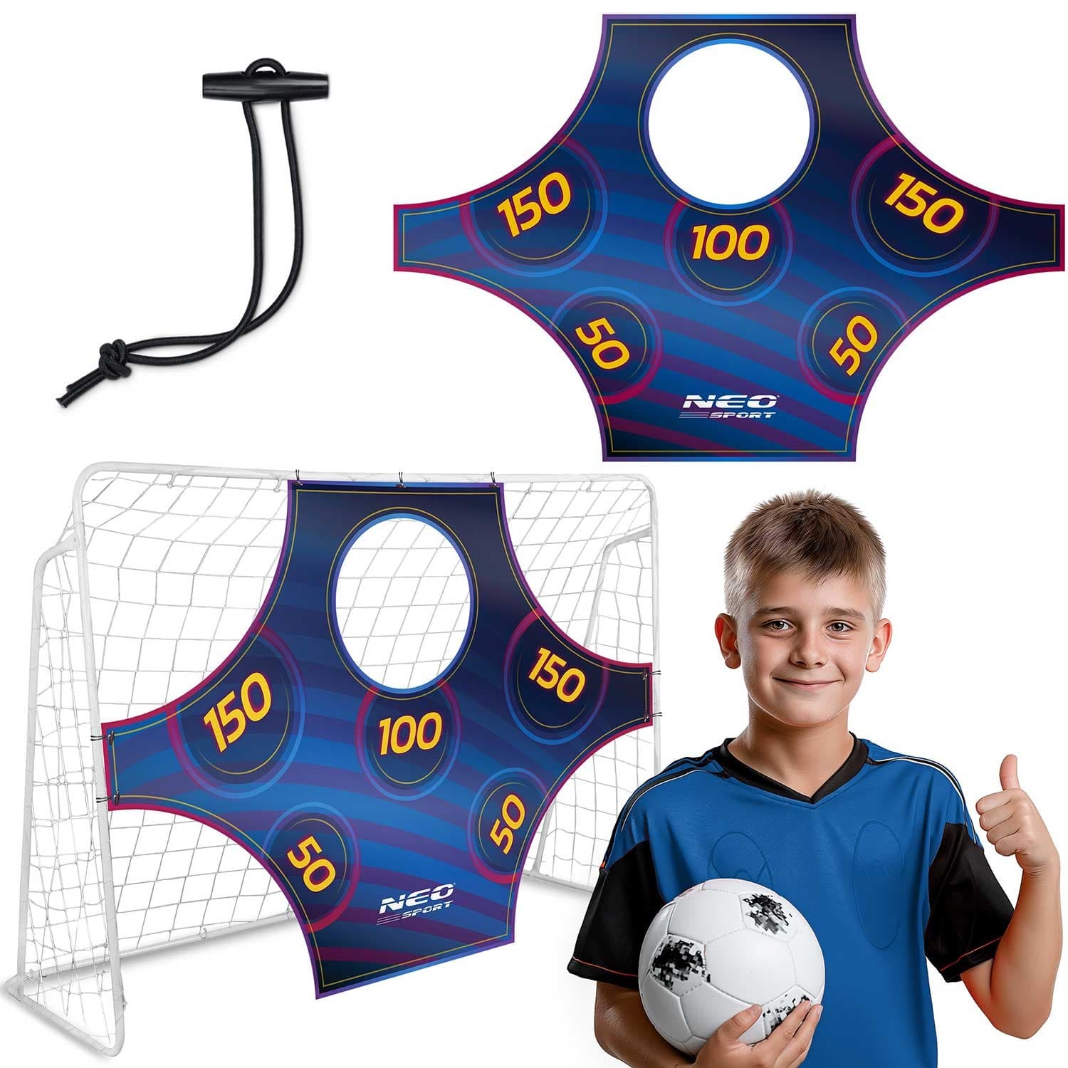 NeoSport Mata celnościowa do bramek  180 x 120 cm