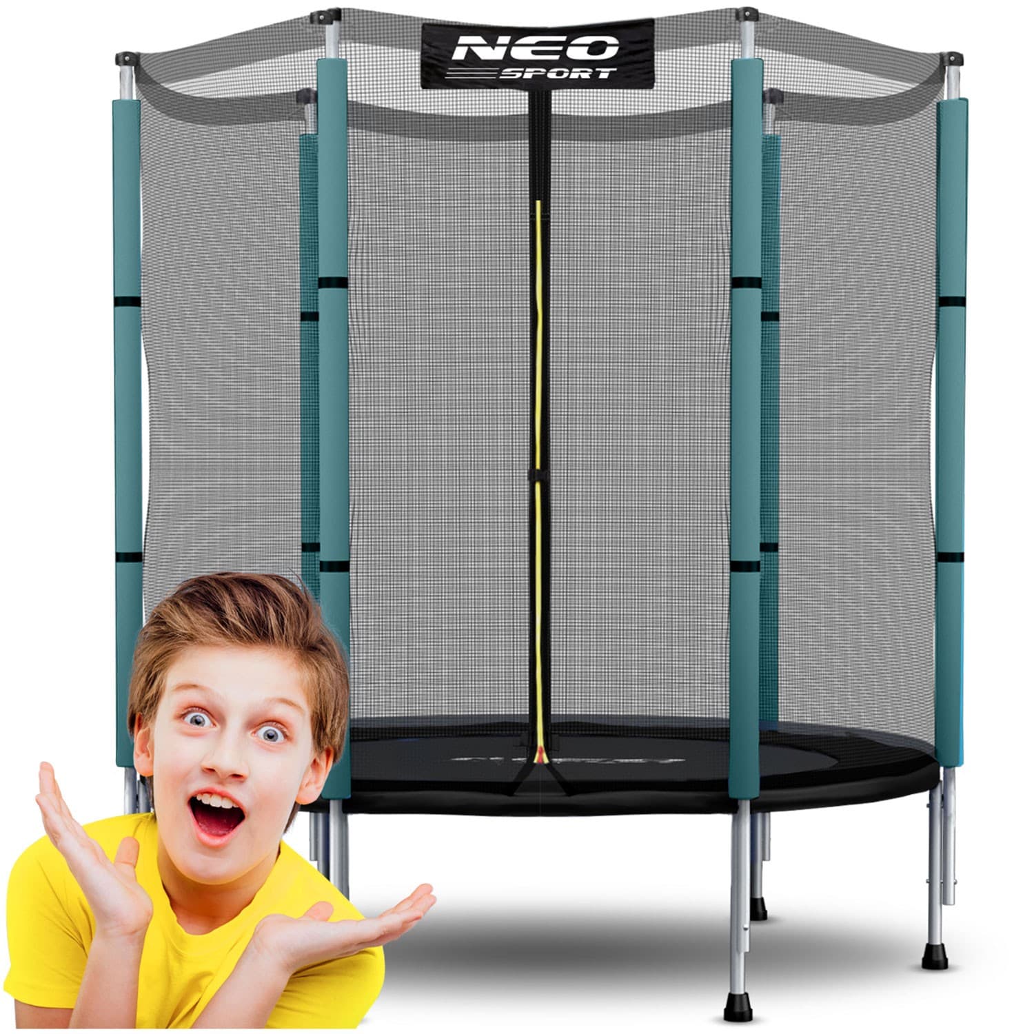 NeoSport Trampolina ogrodowa dla dzieci 140 cm 4,5ft 