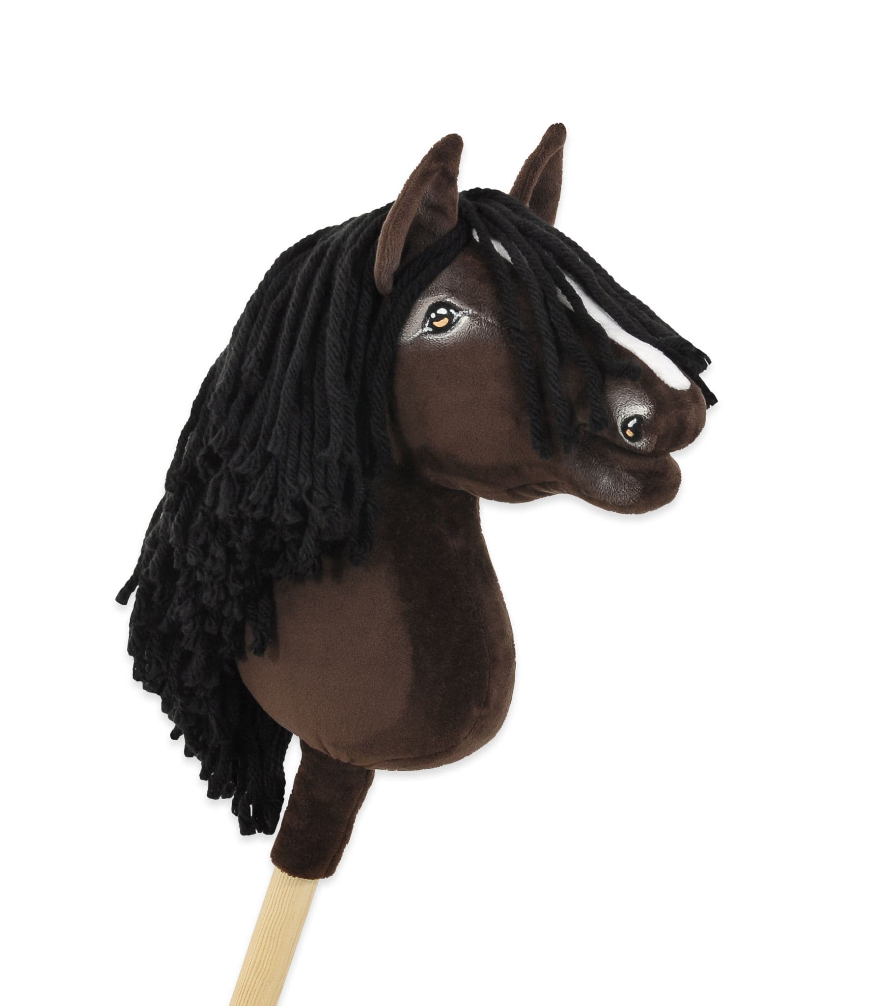 Hobby Horse Mały koń na kiju Premium - ciemogniady A4