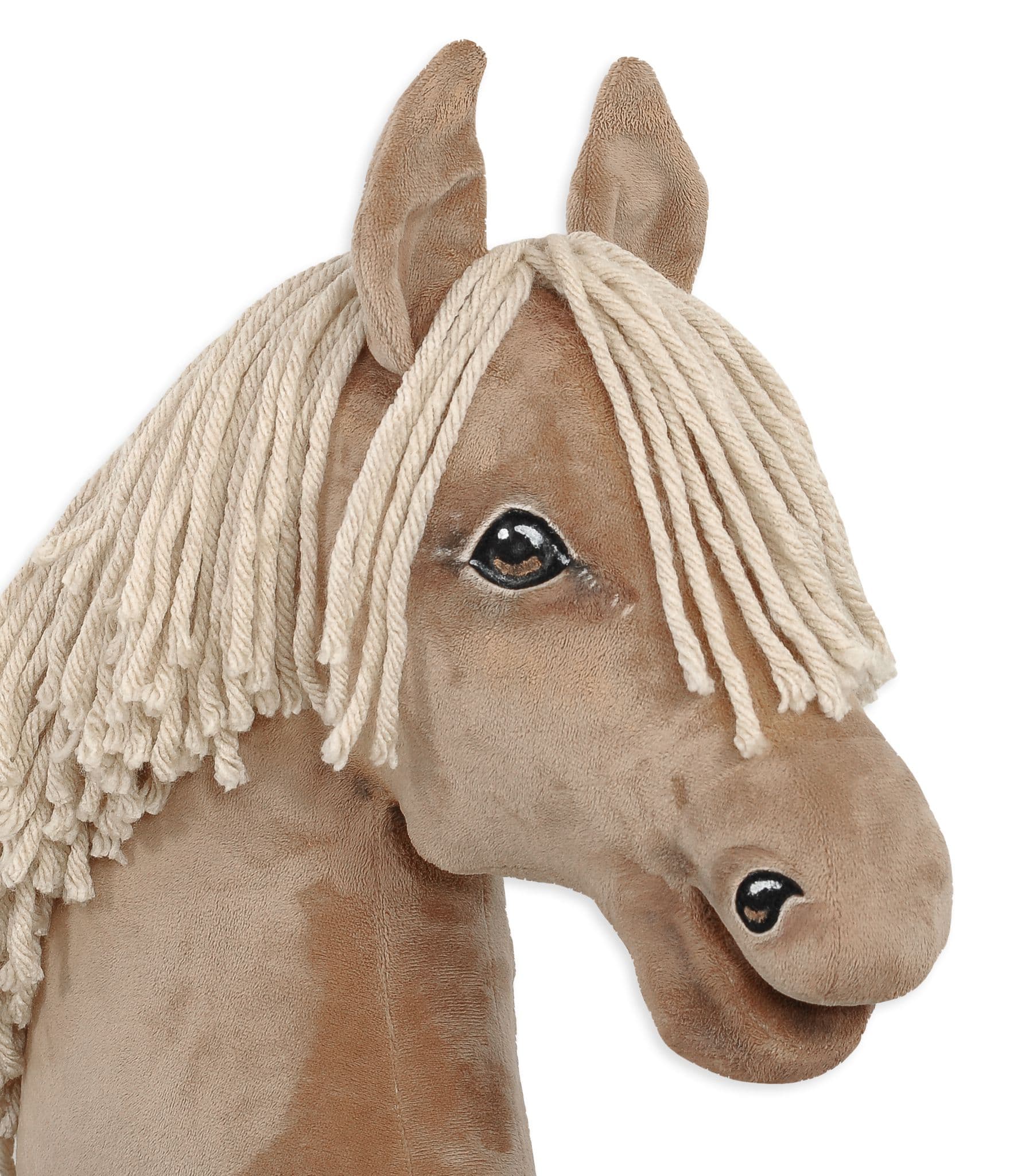 Hobby Horse Duży koń na kiju Premium - izabelowaty  A3