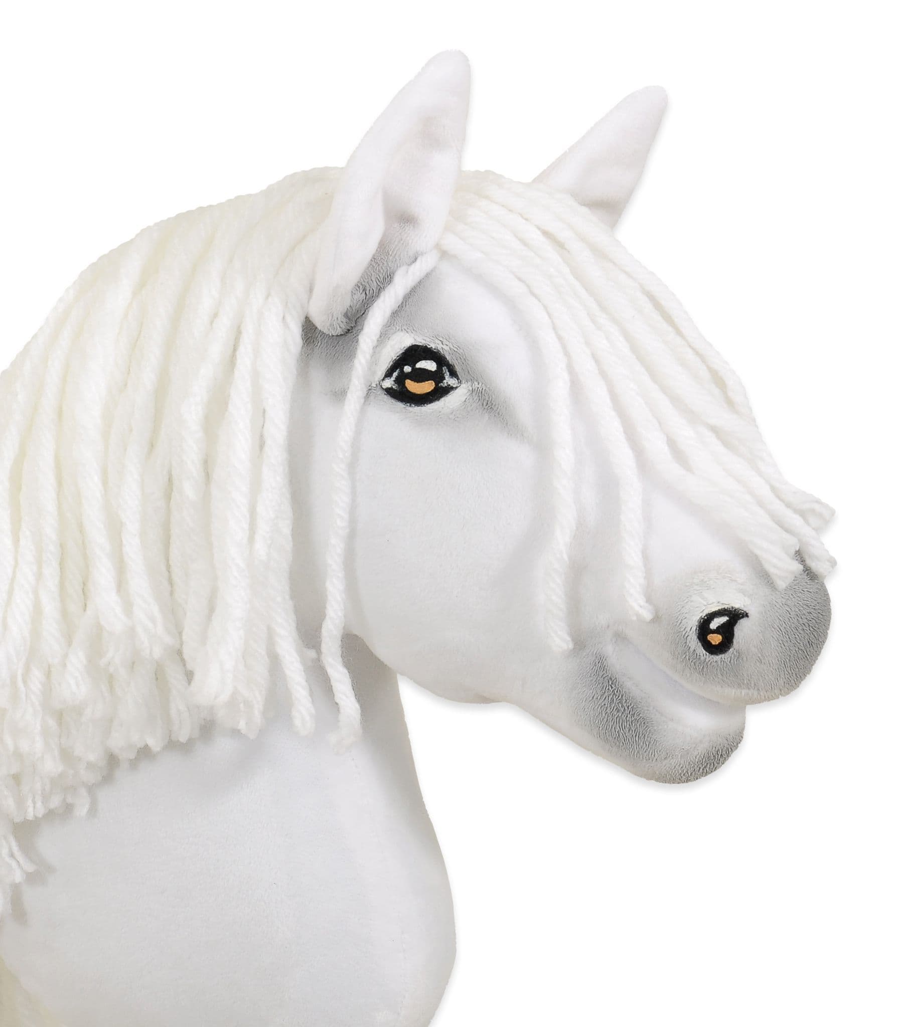 Hobby Horse Mały koń na kiju Premium - biały A4
