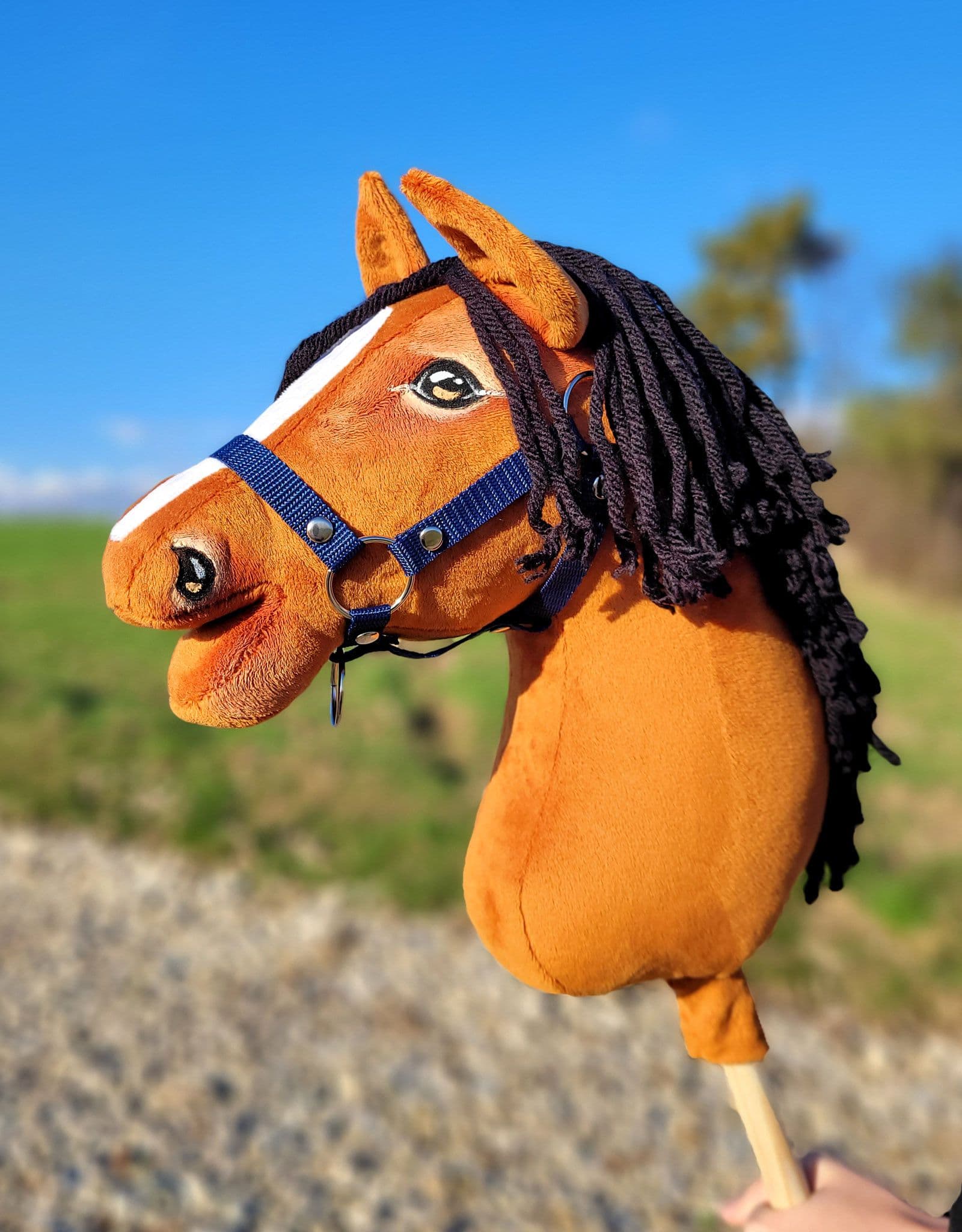 Hobby Horse Duży koń na kiju Premium -  jasnogniady II A3
