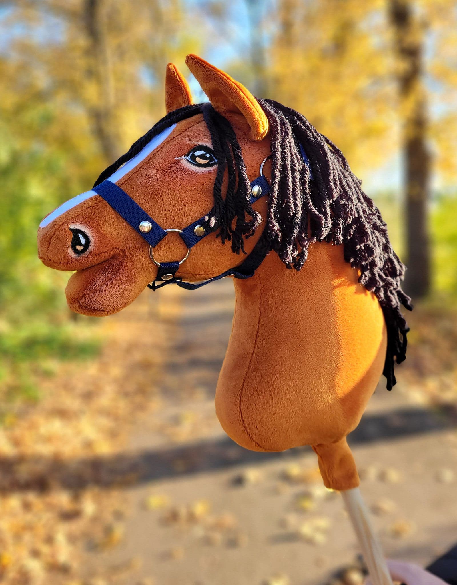 Hobby Horse Duży koń na kiju Premium -  jasnogniady II A3