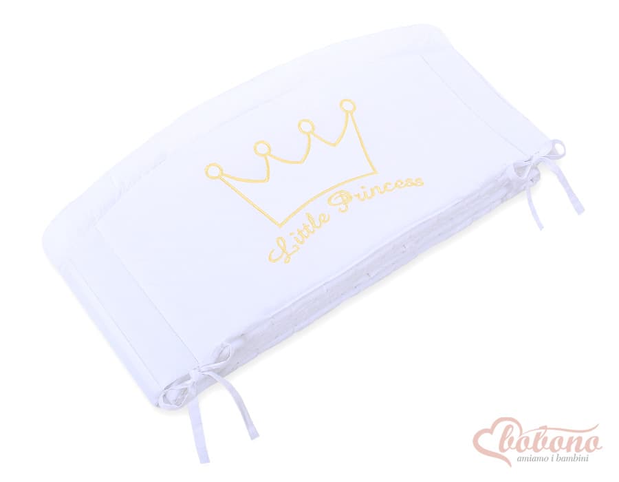Ochraniacz uniwersalny XXL- Little Prince/Princess białe