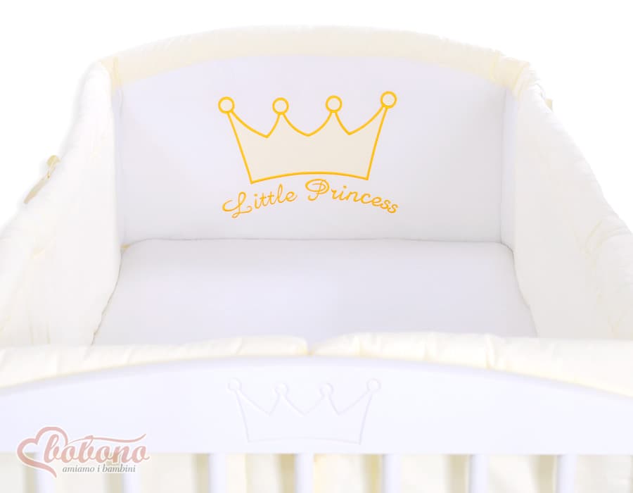 Ochraniacz uniwersalny XXL- Little Prince/Princess kremowa