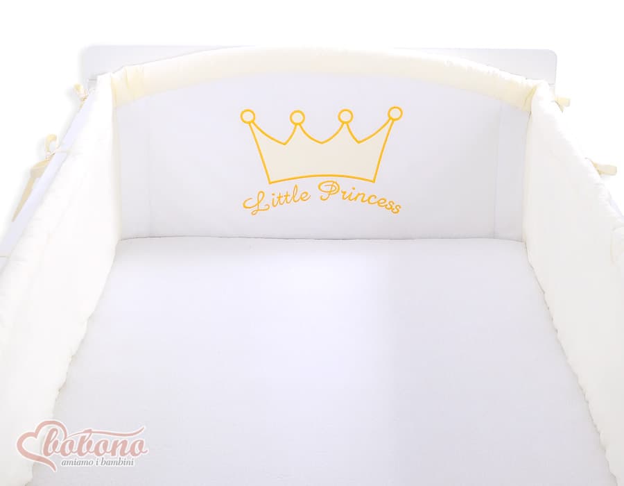 Ochraniacz uniwersalny XXL- Little Prince/Princess kremowa