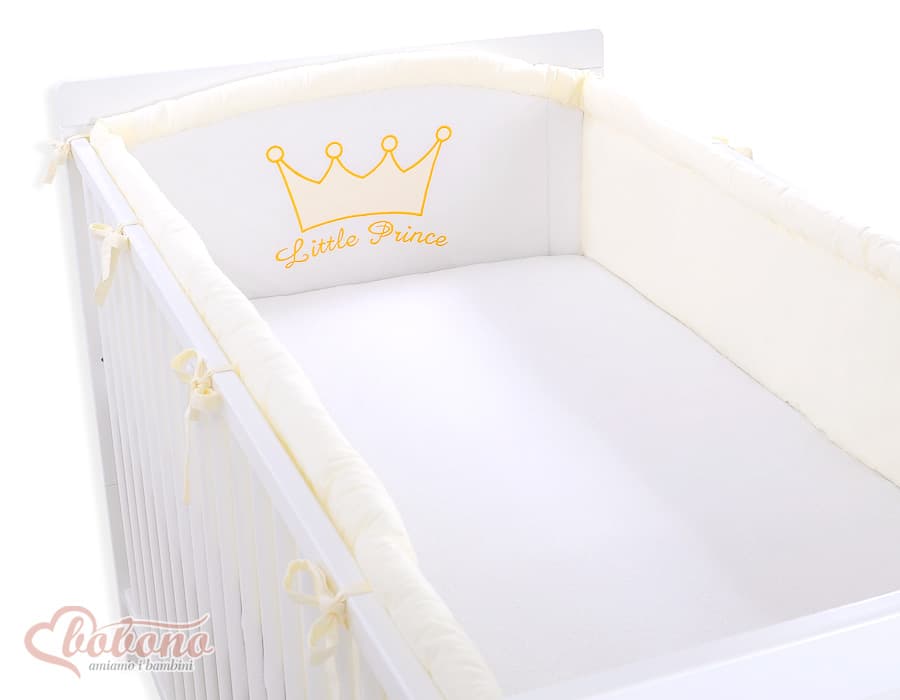 Ochraniacz uniwersalny XXL- Little Prince/Princess kremowa