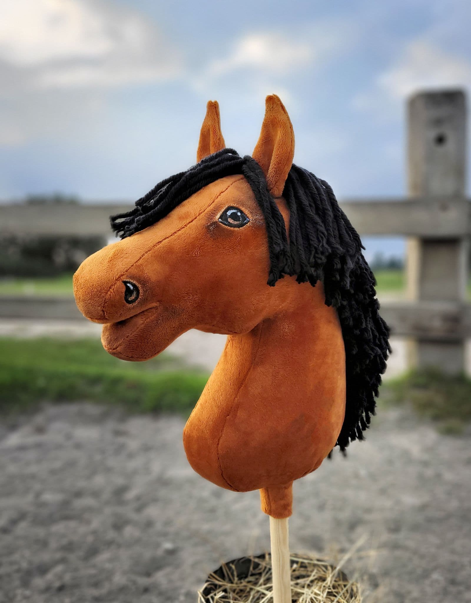 Hobby Horse Duży koń na kiju Premium -  jasnogniady A3