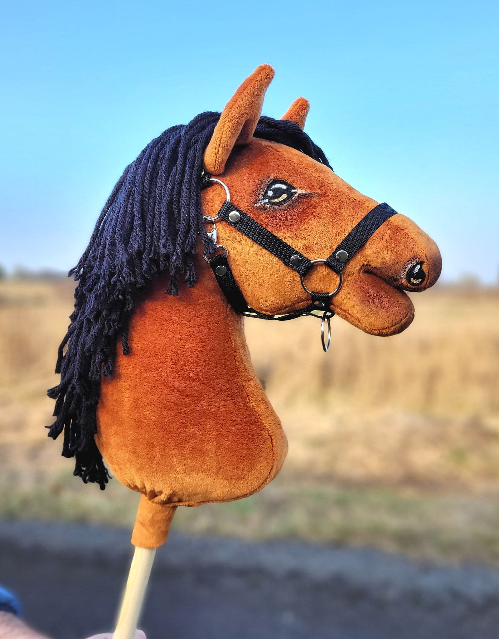 Hobby Horse Duży koń na kiju Premium -  jasnogniady A3