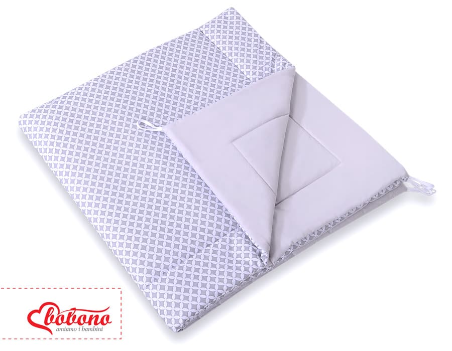 Dwustronna mata do tipi-  mini-rozeta szara