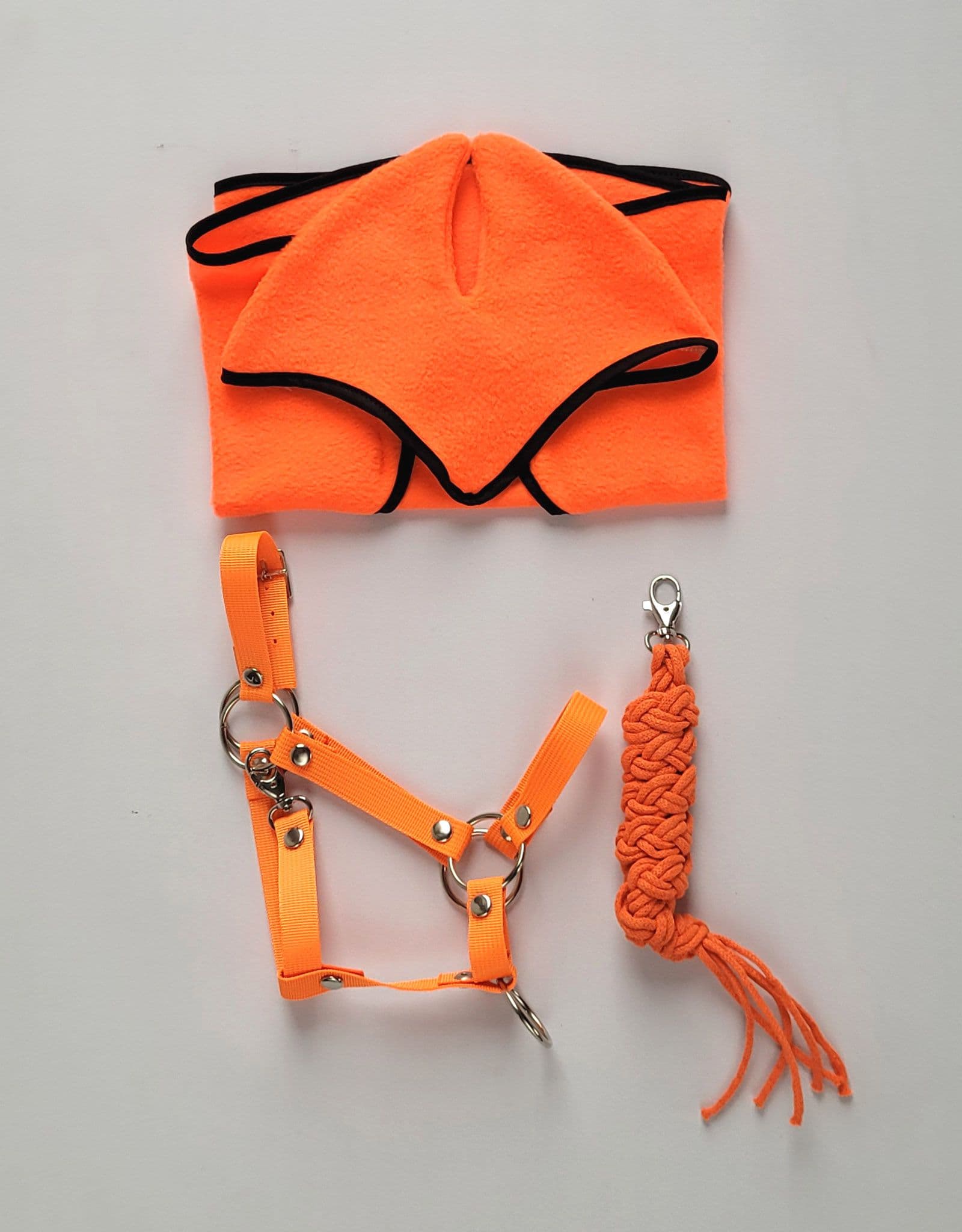 Zestaw dla Hobby Horse A3: derka + nauszniki – neon orange