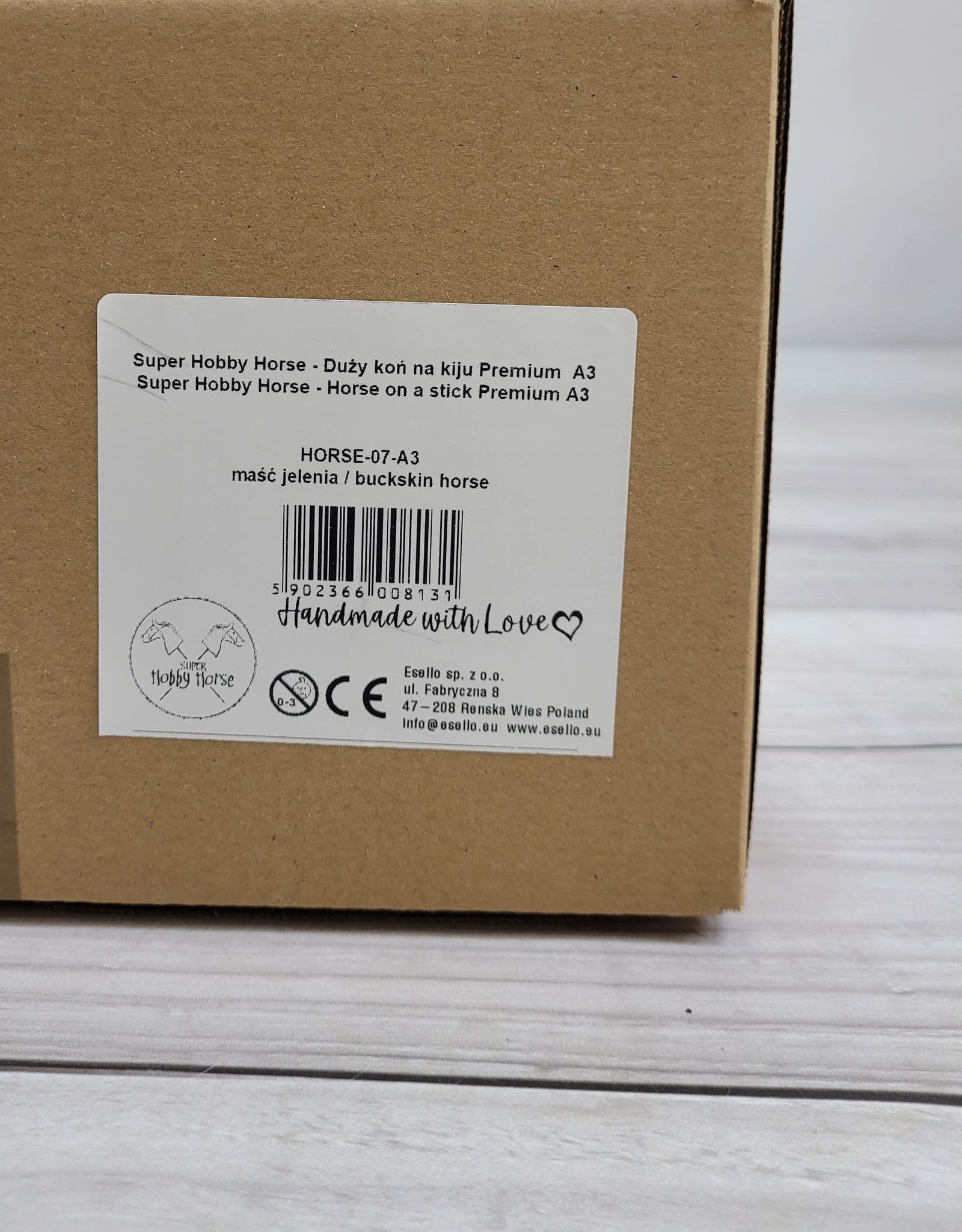 Hobby Horse Duży koń na kiju Premium - maść jelenia A3