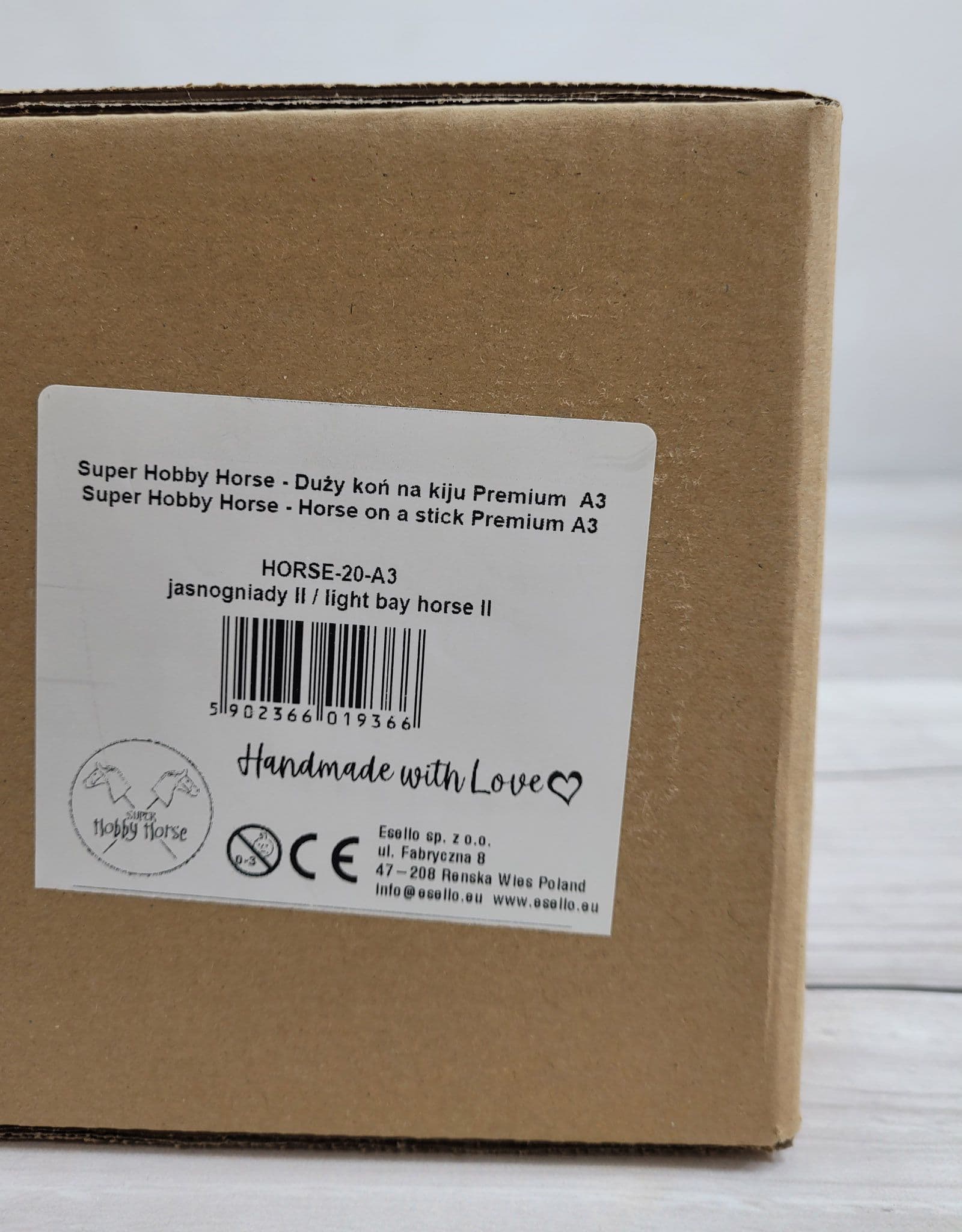 Hobby Horse Duży koń na kiju Premium -  jasnogniady II A3