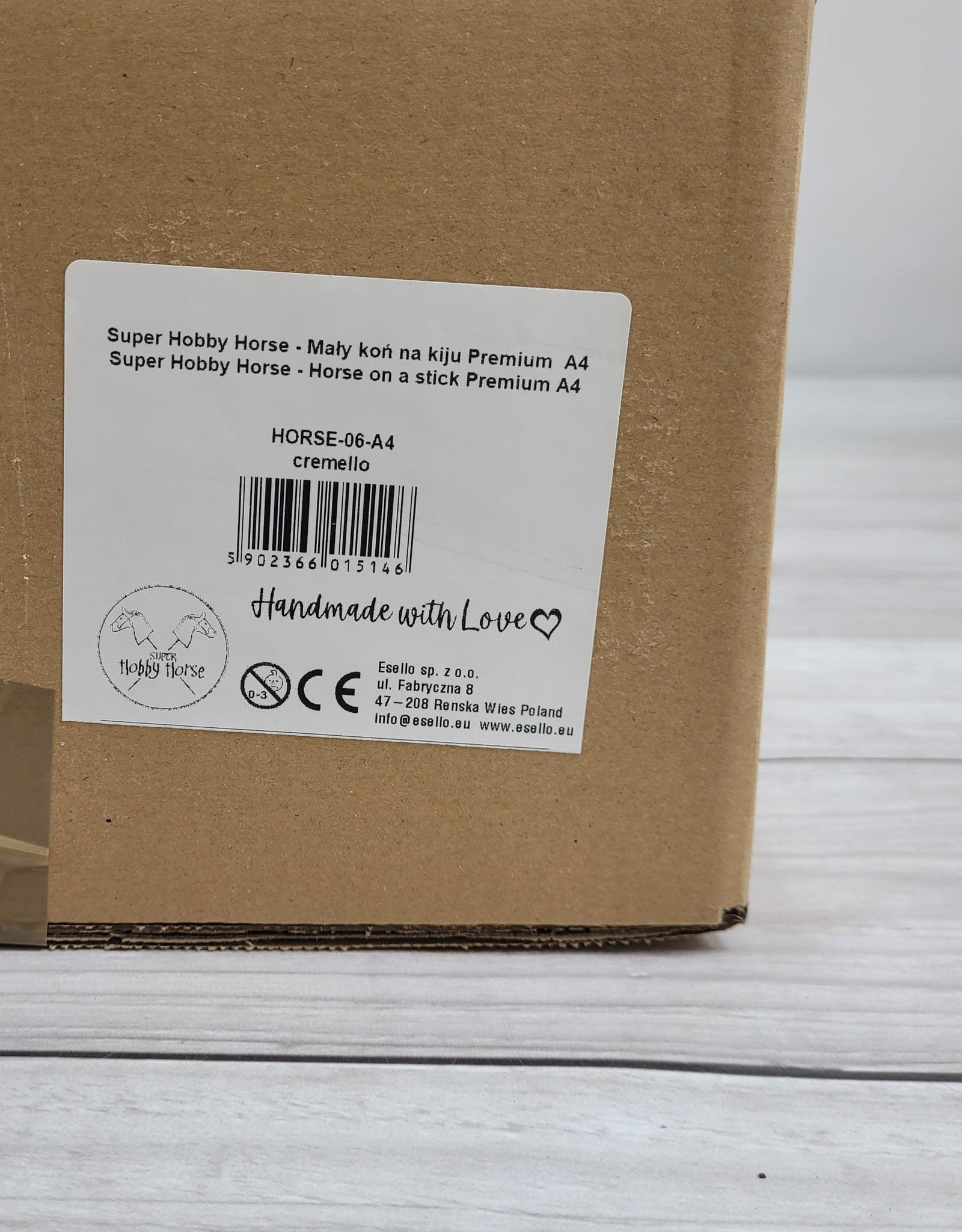 Hobby Horse Mały koń na kiju Premium - cremello A4