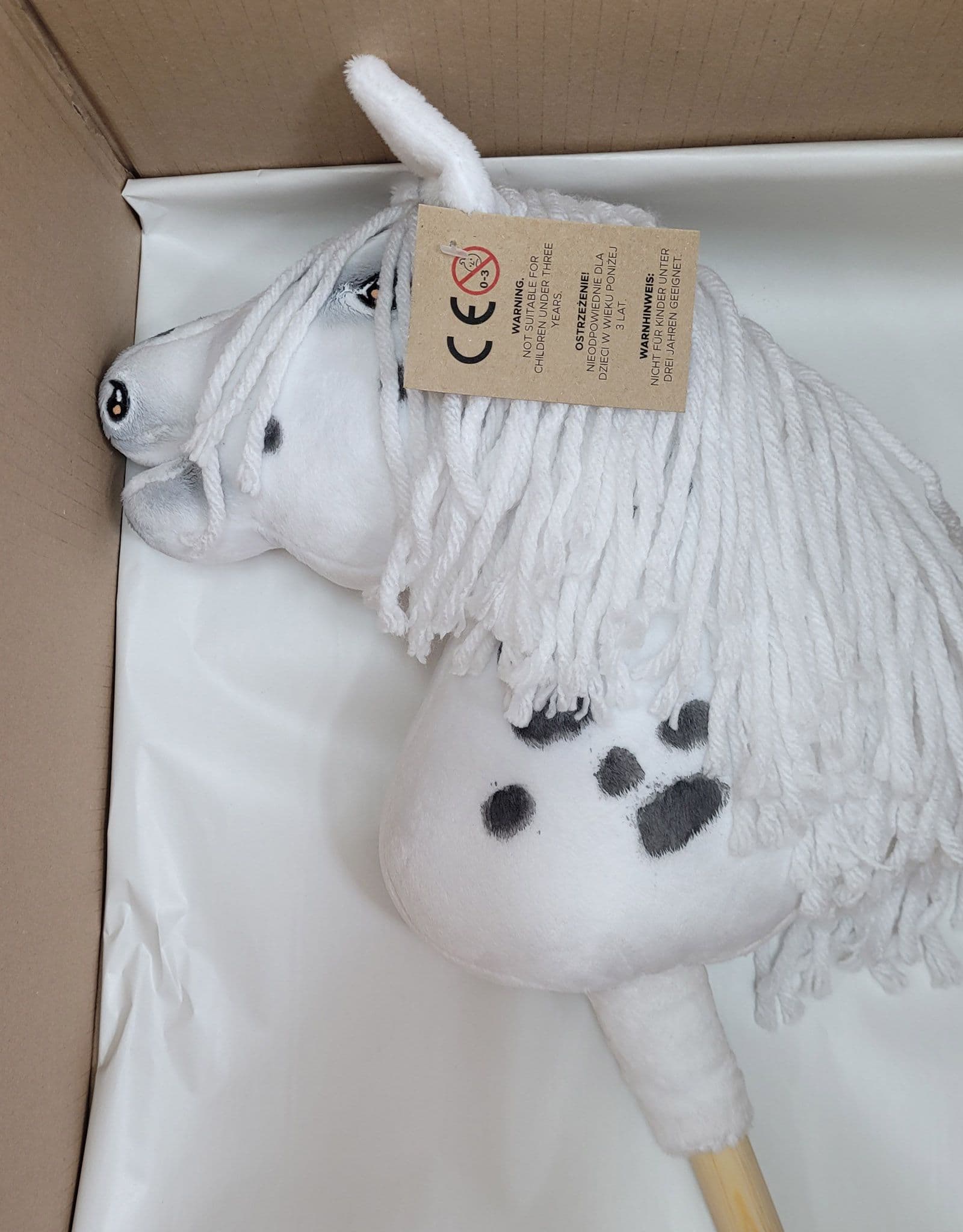 Hobby Horse Mały koń na kiju Premium - tarantowaty A4
