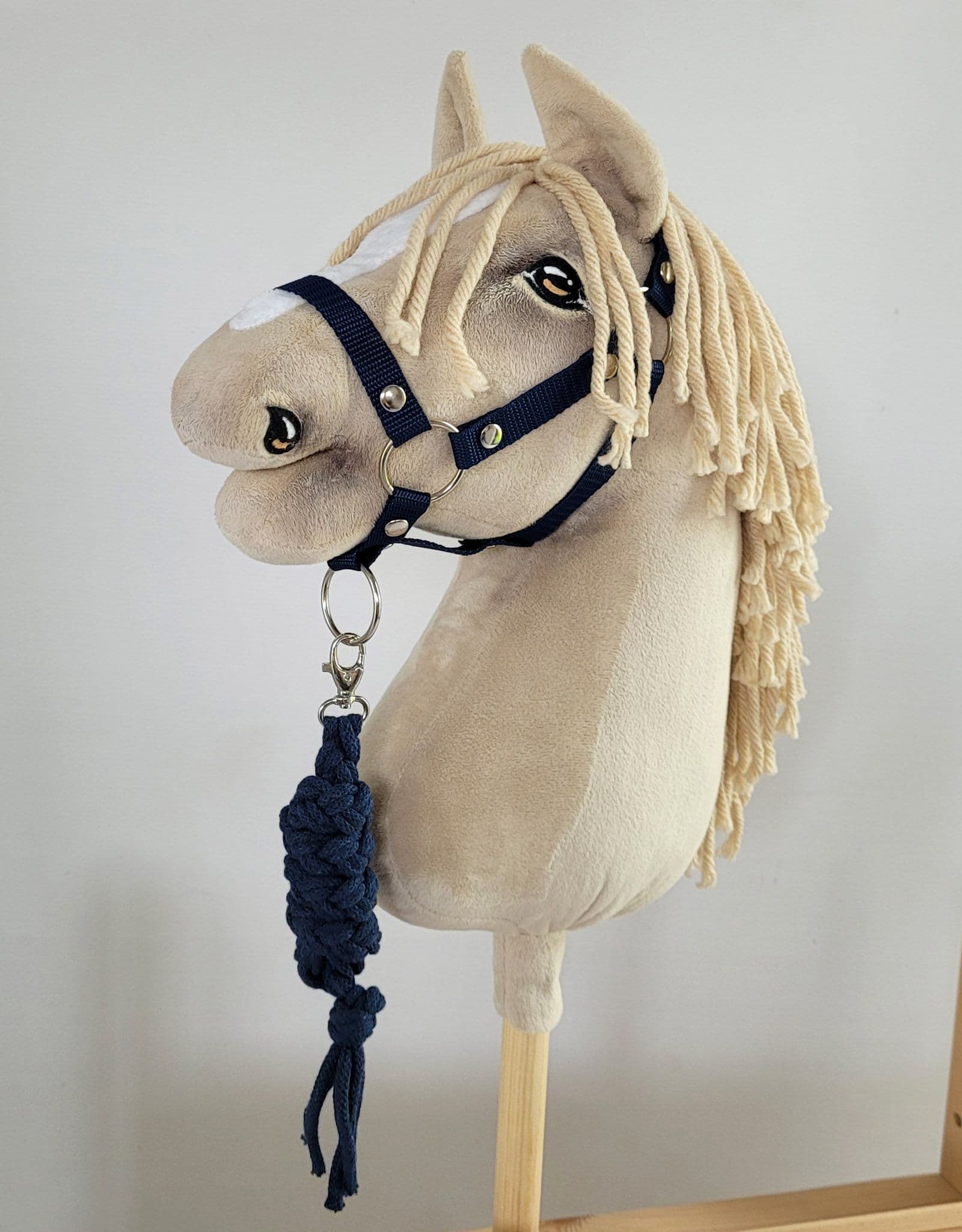 Uwiąz dla Hobby Horse ze sznurka – granatowy