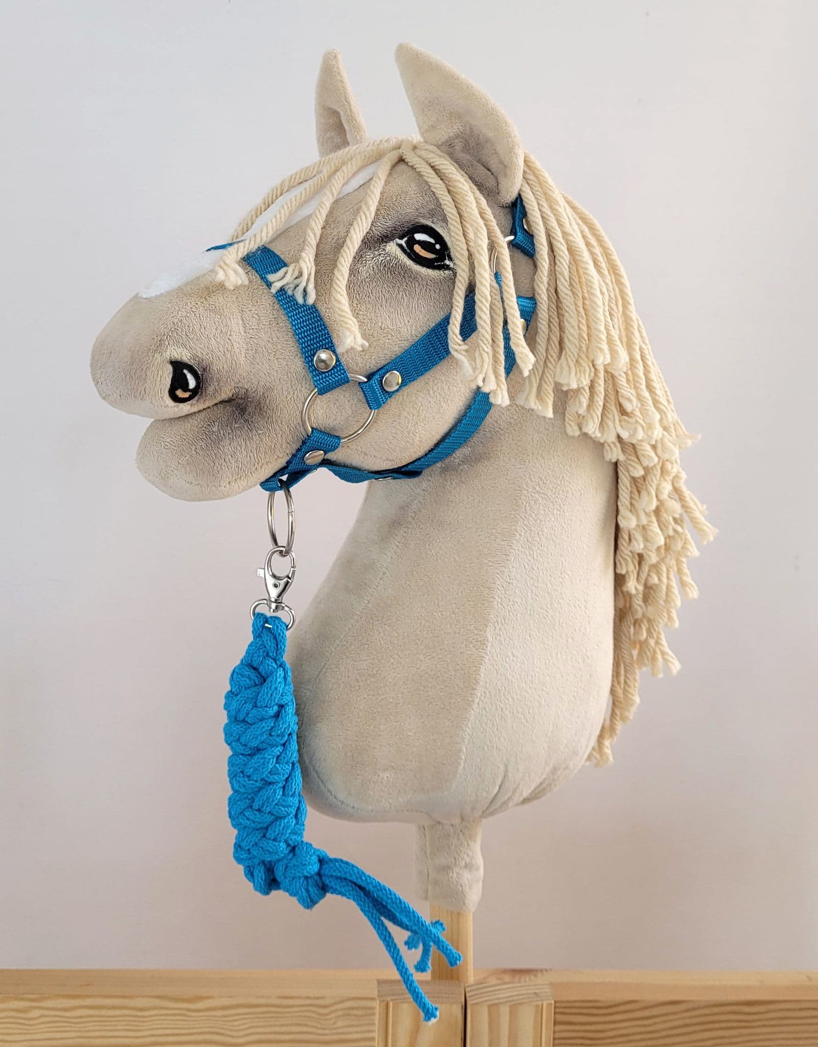 Uwiąz dla Hobby Horse ze sznurka – turkusowy