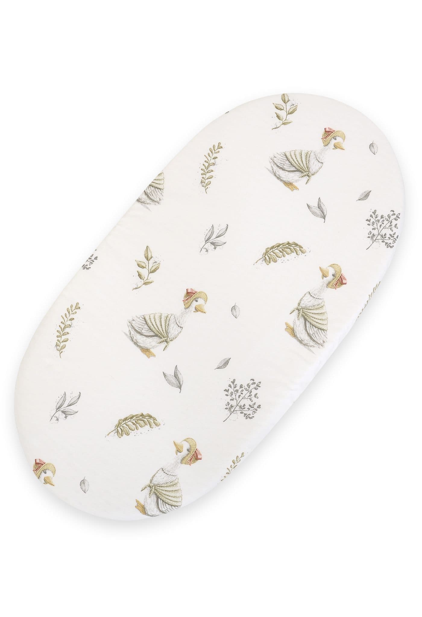 Prześcieradło bawełniane do kosza Mojżesza Boho wózka gondoli 75x35 cm - Gąski