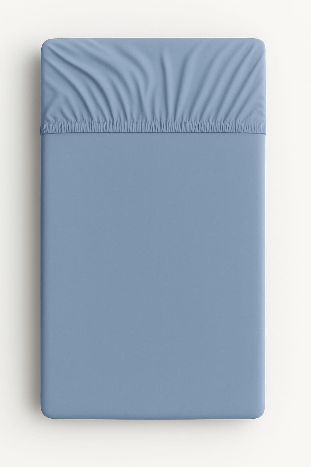 Prześcieradło bawełna 120x60cm brudny niebieski