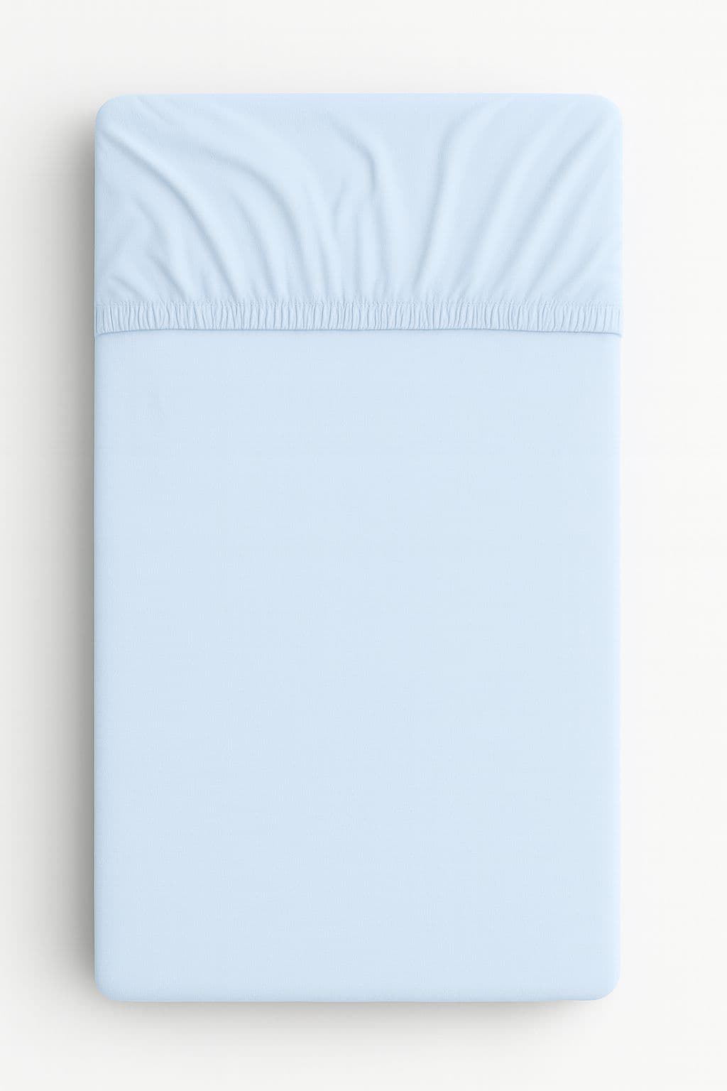 Prześcieradło bawełna 120x60cm niebieskie