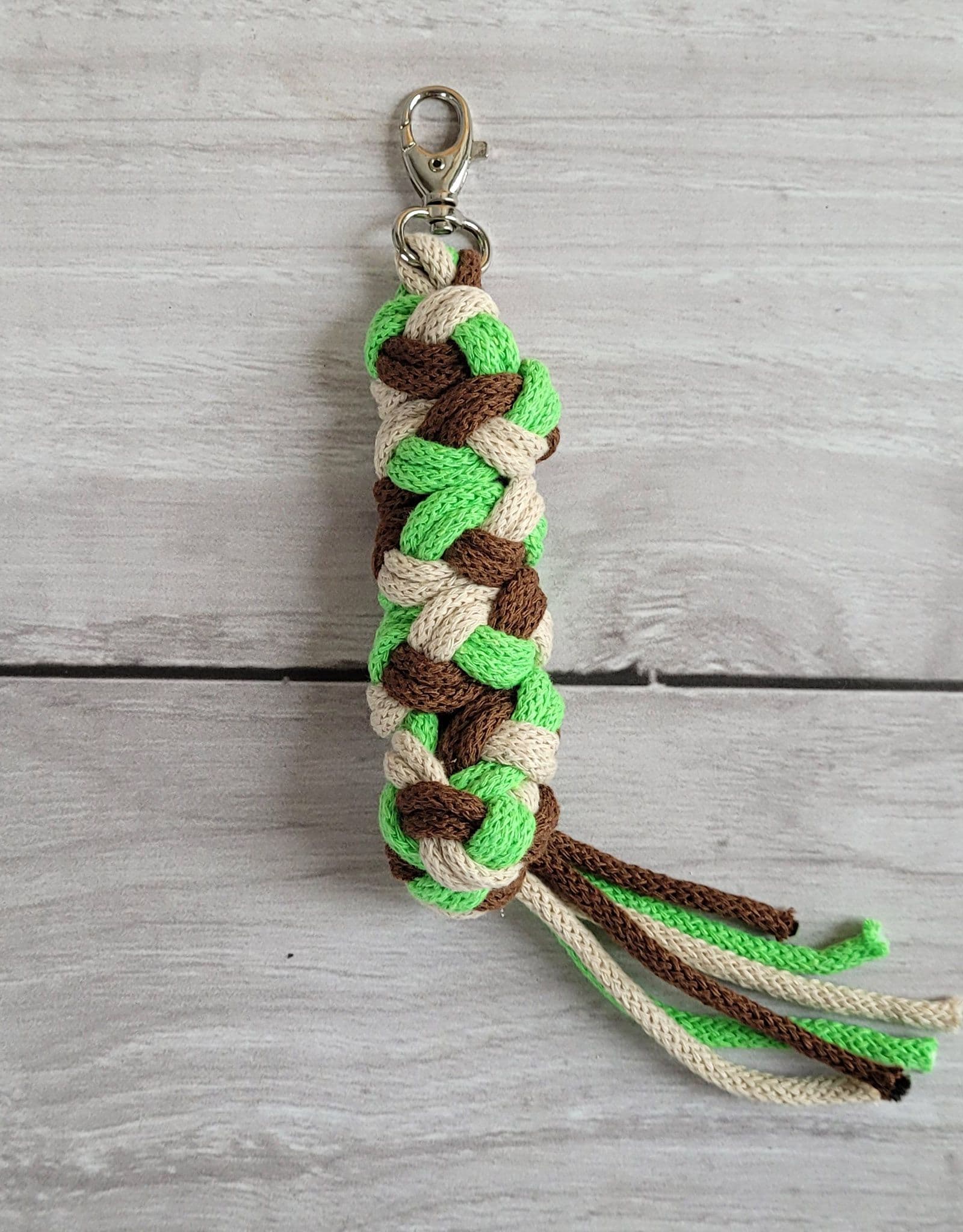Uwiąz dla Hobby Horse ze sznurka – jasny zielony/ brąz/ jasny beż