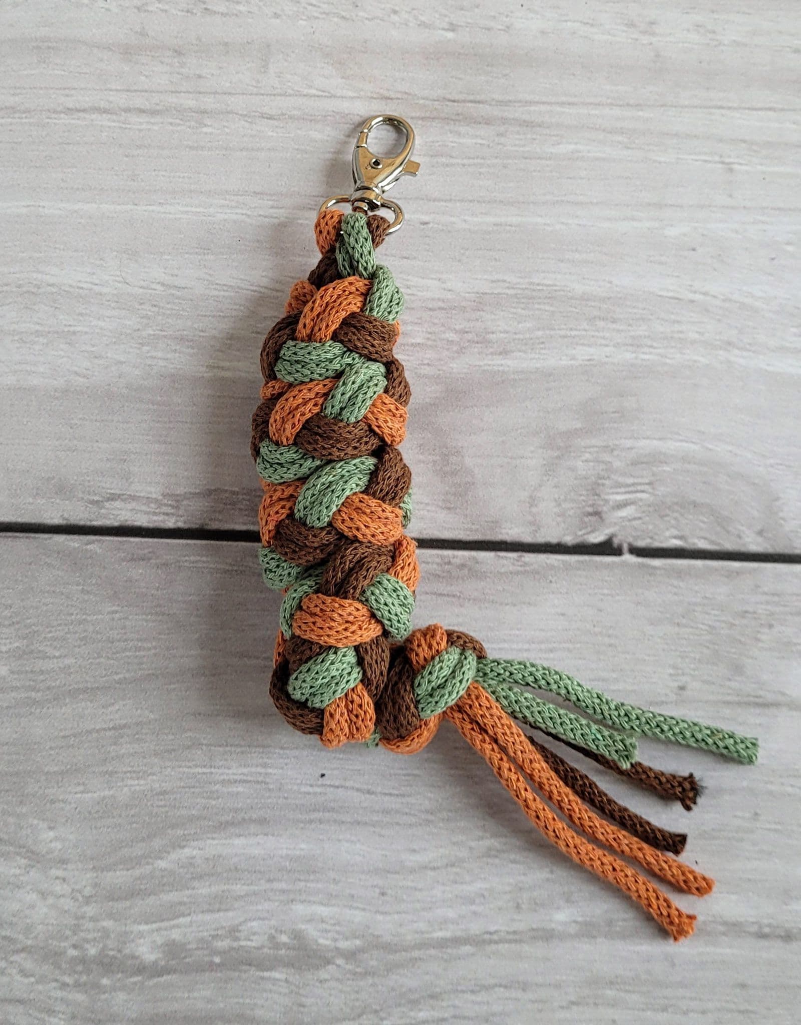 Uwiąz dla Hobby Horse ze sznurka – pistacja/ brąz/ terracota