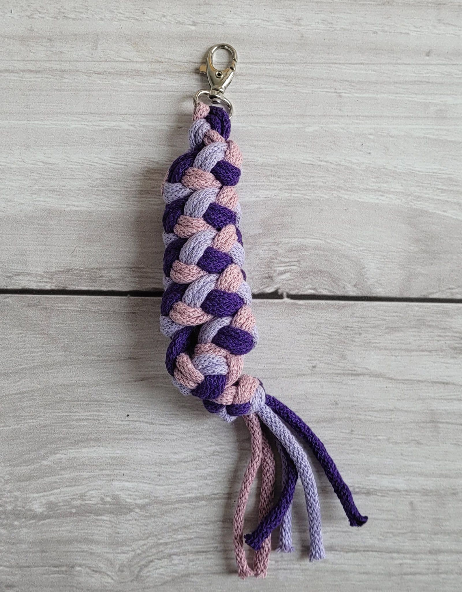 Uwiąz dla Hobby Horse ze sznurka – fiolet/ ciemny fiolet/ lawenda