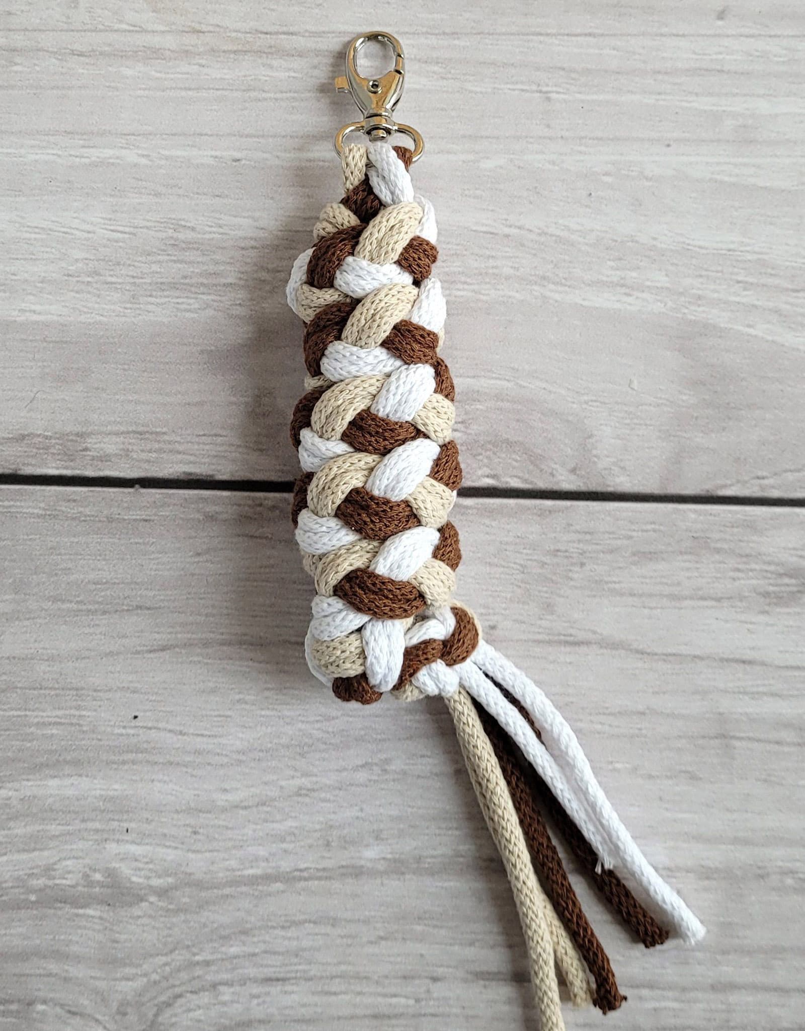 Uwiąz dla Hobby Horse ze sznurka – jasny beż/ brąz/ biały