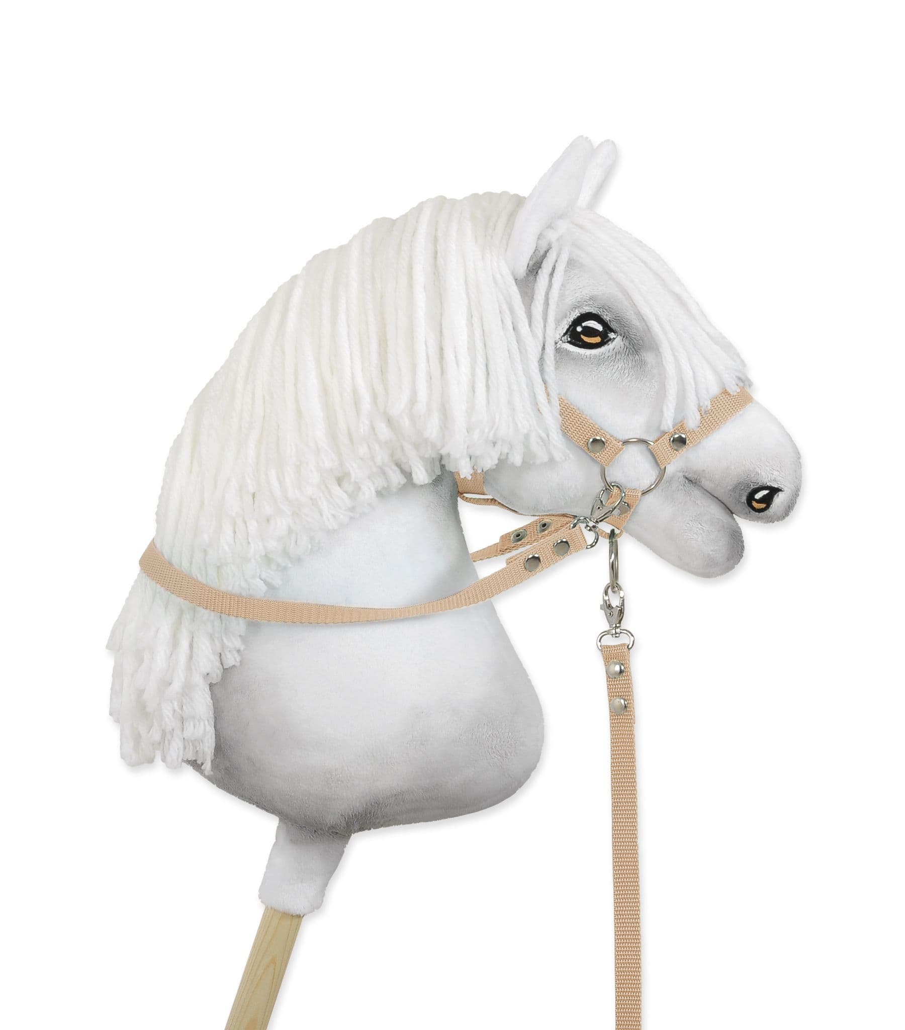Wodze dla konia Hobby Horse – beżowe