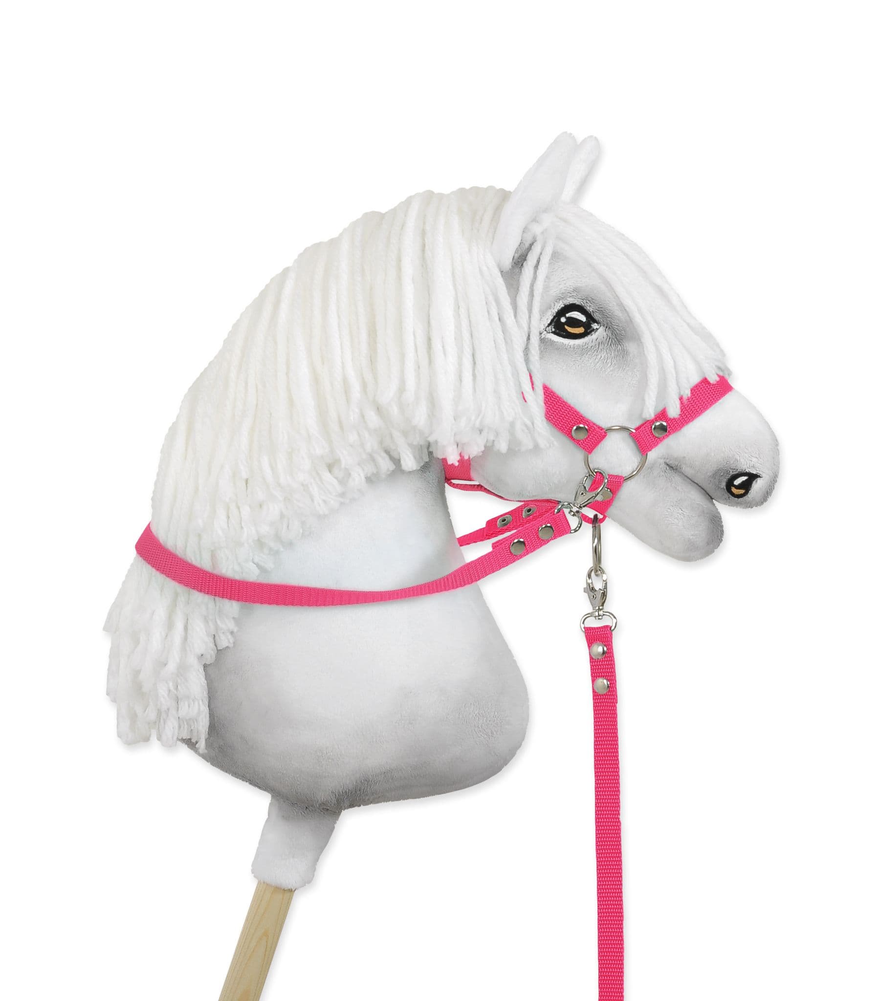 Wodze dla konia Hobby Horse – ciemnoróżowe
