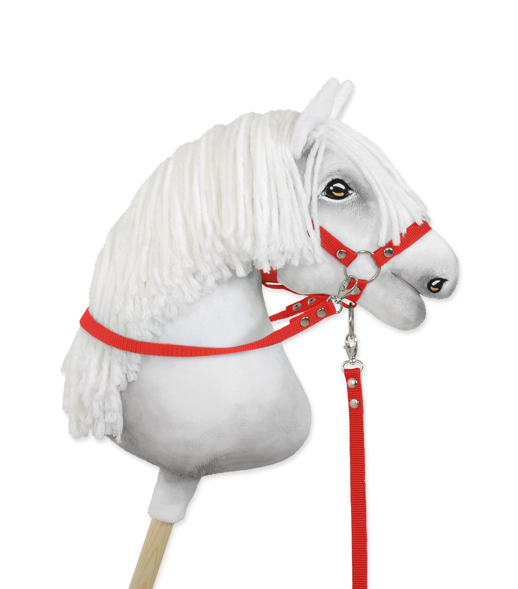 Wodze dla konia Hobby Horse – czerwone