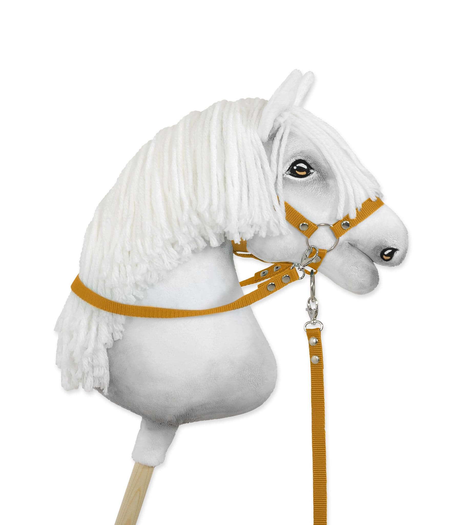 Wodze dla konia Hobby Horse – musztardowe