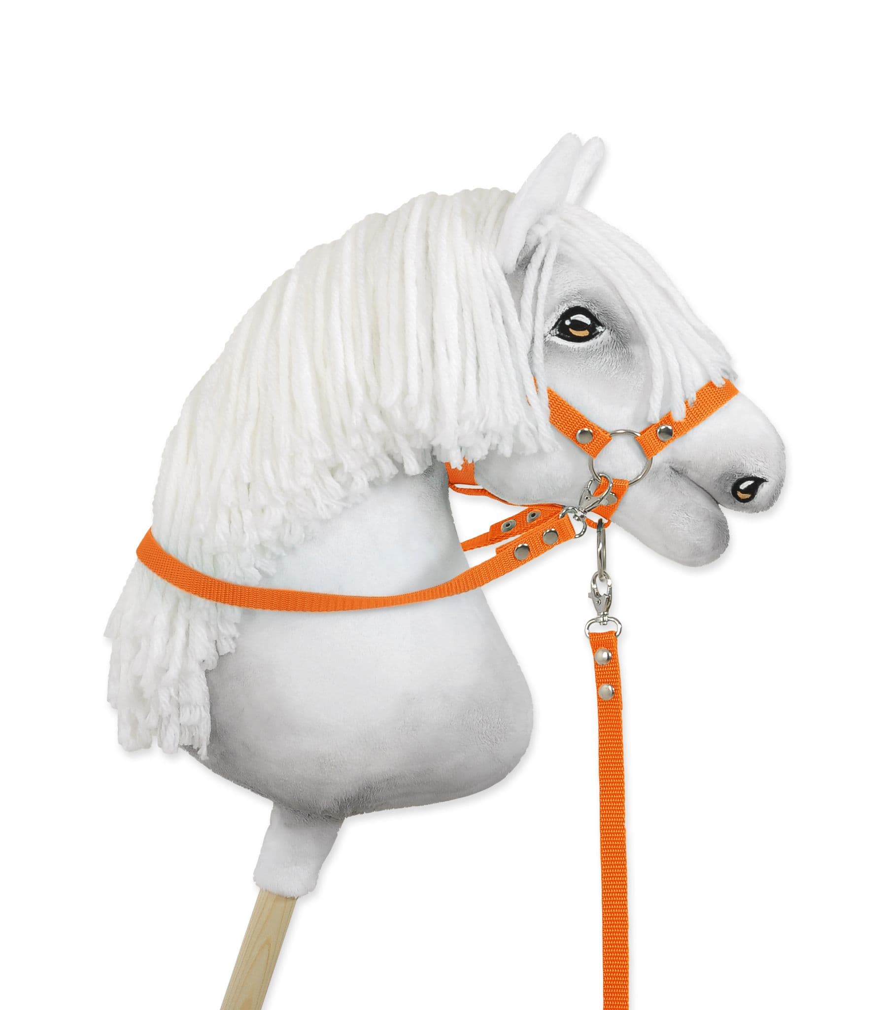 Wodze dla konia Hobby Horse – pomarańczowe