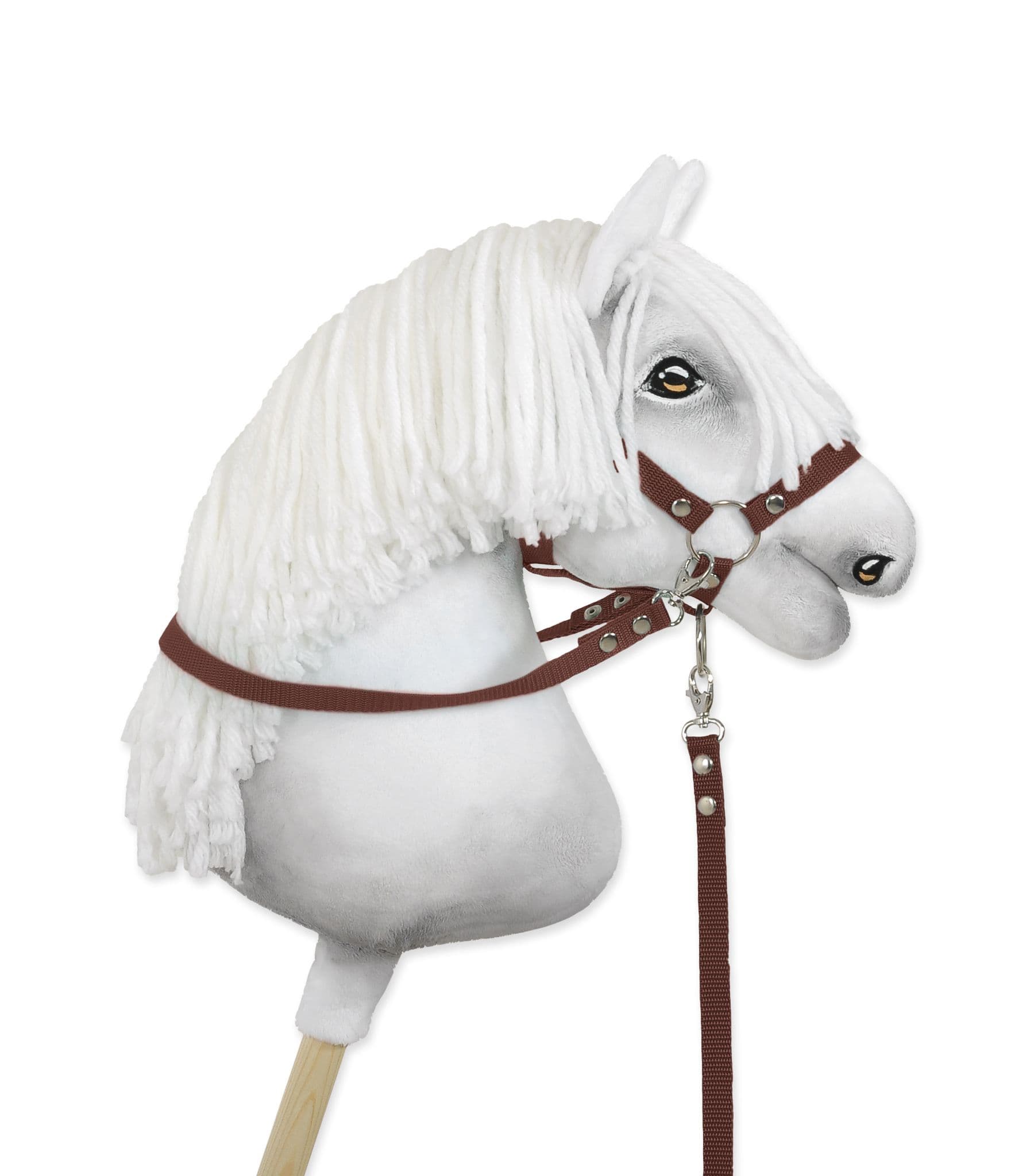 Wodze dla konia Hobby Horse – brązowe