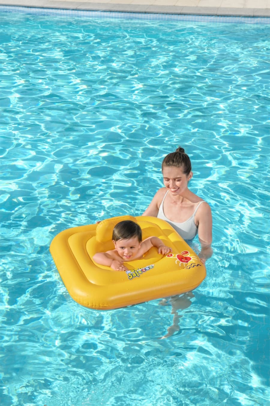 Bestway 32050 Siedzisko do nauki pływania Kwadrat Swim Safe Step A 76cm x  76cm