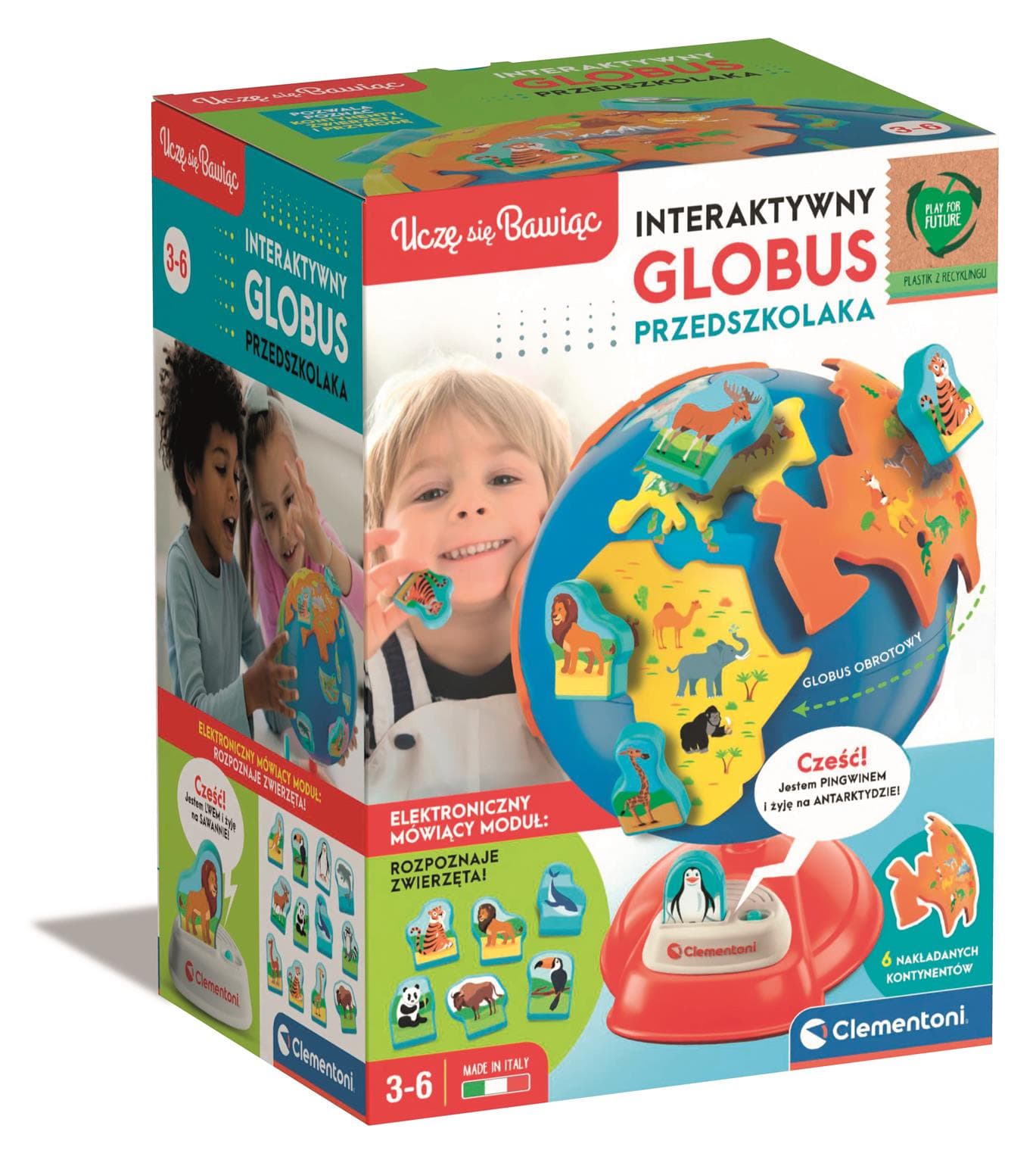 Clementoni Interaktywny globus przedszkolaka 50757