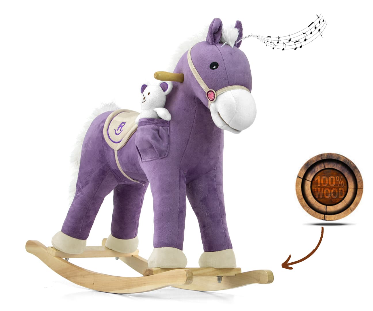 Milly Mally Koń Pony Purple
