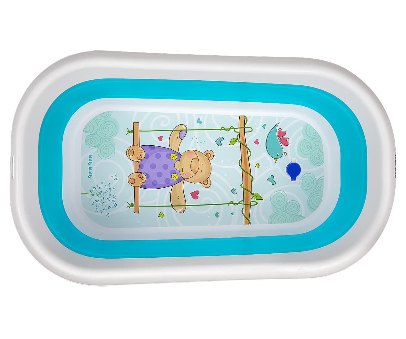 Milly Mally Wanienka składana Aqua Blue