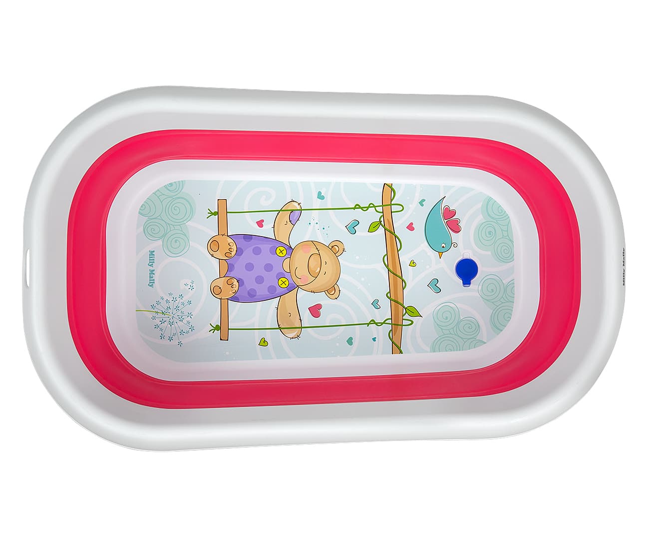 Milly Mally Wanienka składana Aqua Pink