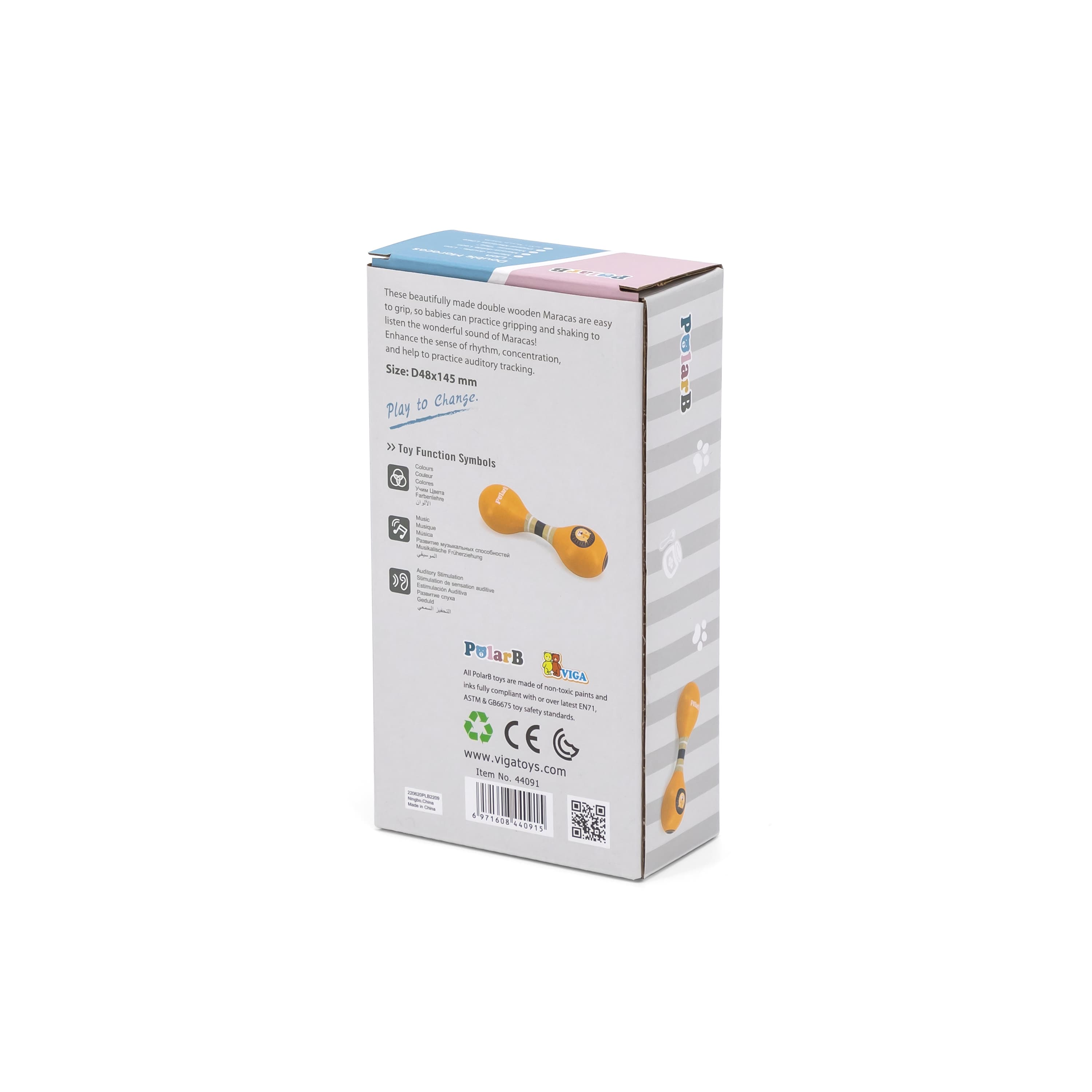 Viga 44091 PolarB Podwójne Marakasy-Lew