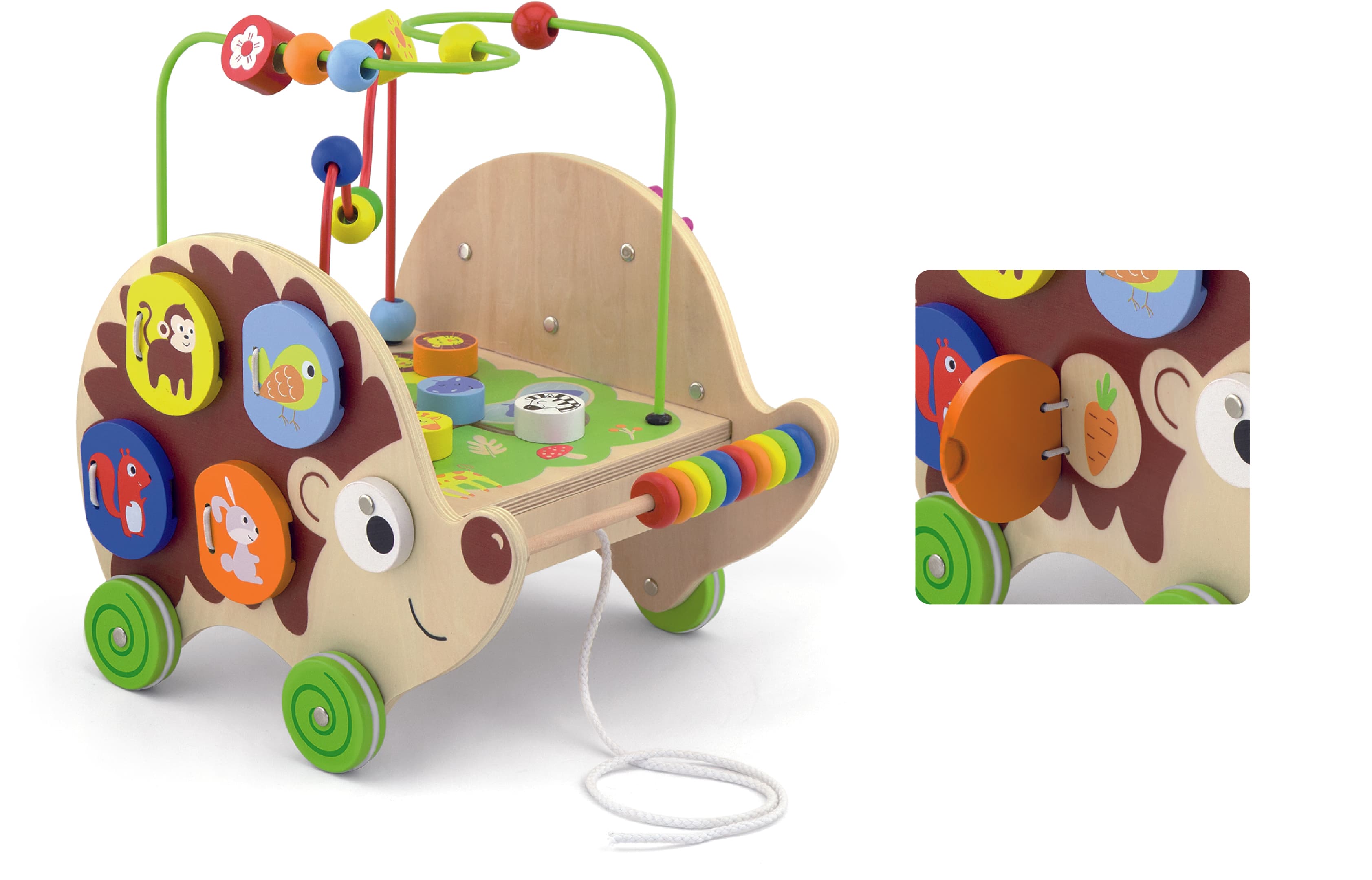 Viga 50012 Edukacyjny Zwierz Jeż 4 w 1