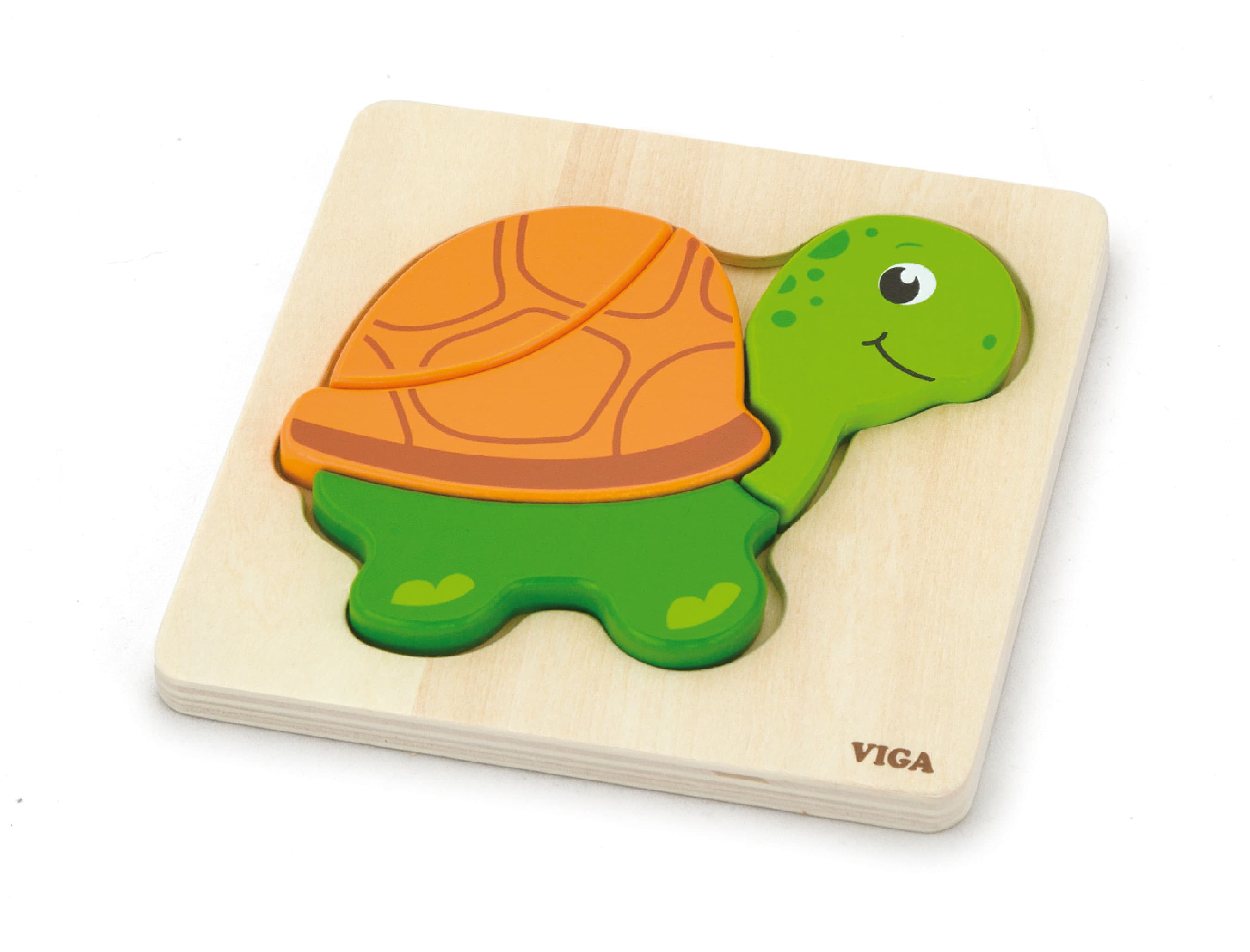 Viga 59933 Pierwsze puzzle maluszka - Żółwik
