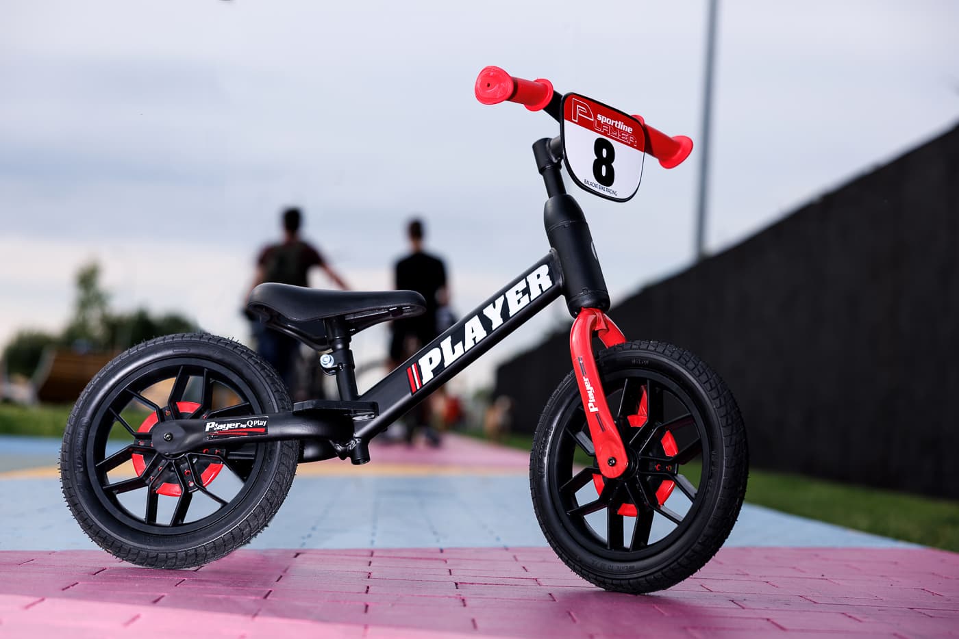 Qplay Rowerek Biegowy Player Red